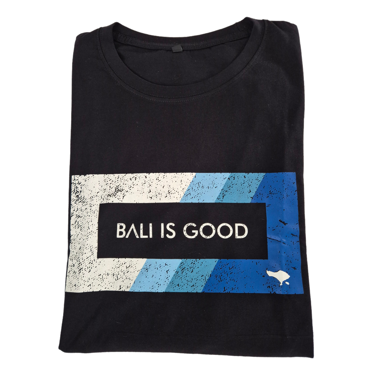 bali is good – the blues black t shirt (m)