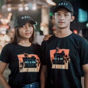 bali is good the sunset t shirt (v)