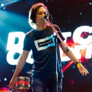 bali is good – the blues black t shirt (m)